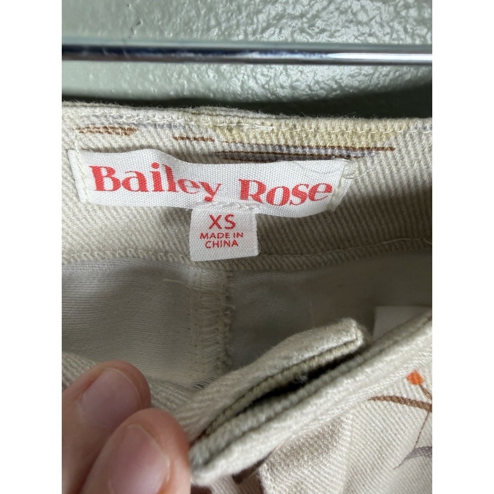 Women’s Straight Leg Duck Print Pants - Cream - Picture 4 of 11